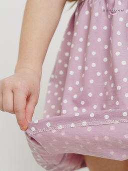 Платье Лето горох розовый - Sovalina фото 15