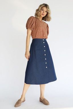 Джинсовая юбка