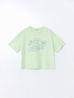 Bisiklet Yaka K?z ?ocuk Ti??rt