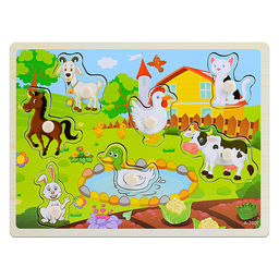 Пазл-вкладыш Домашние питомцы - Щепочка фото 2