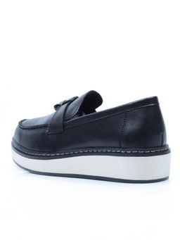 03-5061-1 BLACK Лоферы женские (натуральная кожа)