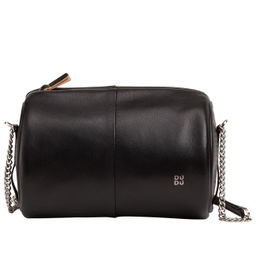 Итальянская кожаная сумка DuDu Bags серии Abigail | черно-розовый - Dudubags фото 4