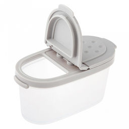 Контейнер для специй пластмассовый 120мл, 5х5х10,5см, смоки (Россия)