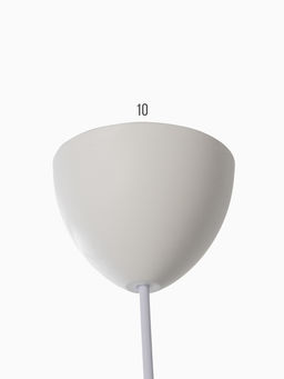 Светильник подвесной «Хоста», 1×15 Вт, Е27, 29×29×13(74) см, белый