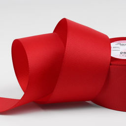 Лента репсовая, 40 мм, 23±1 м, тёмно-красная №33