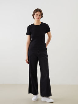 Bisiklet Yaka Kad?n Ti??rt