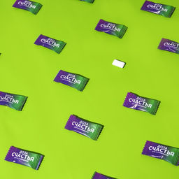 Цена за 50 шт. Жевательная резинка От серых будней, вкус: мята, 1,36 г. Х 50 шт. - Simaland фото 2