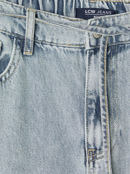 Beli Lastikli Wideleg Kad?n Jean Pantolon