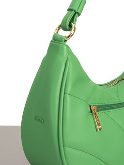 LACCOMA сумка Шерри-Ф826-зеленый эко кожа хлопок  фото 5