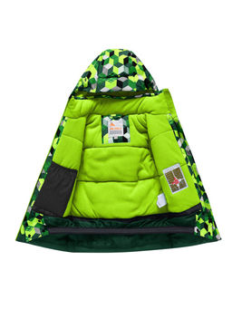 Горнолыжный костюм для мальчика зеленого цвета 9325Z - Valianly фото 4