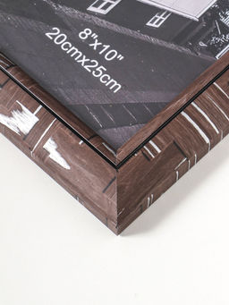 Фоторамка пластик 20х25 см "Моррис" тёмно-коричневый 29,8х25х2 см