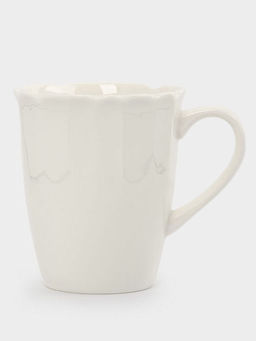 Кружка, 400 мл, фарфор P, белая, Волнистый край, White ocean - Anna lafarg фото 9