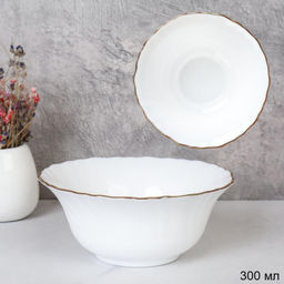 Салатник 300 мл 127 мм Тюльпан / LHBW-50XN (White Gold) /уп 6/72/