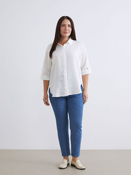 Kar?n Panelli Slim Mom Hamile Jean Pantolon