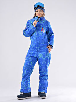 Женский зимний сноубордический комбинезон Alpha Endless 222/220518-2_012 Голубой  фото 2