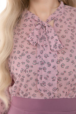 Платье Дольче Вита (розовое) П10205 - Lt collection фото 3