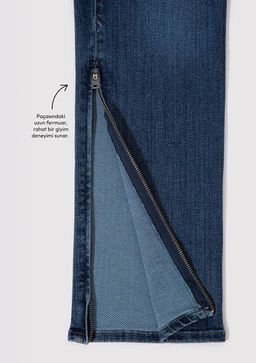 Stephen All Blue Adaptive Koyu Mavi Comfort Jean Pantolon фото 6