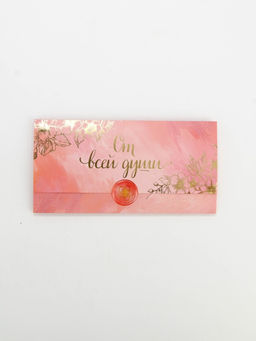 Цена за 3 шт. Конверт для денег с наклейкой, «От всей души», тиснение, 17.5×9 см