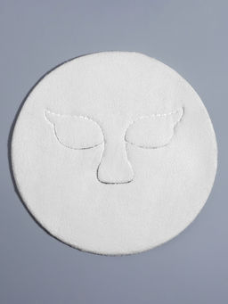 Маска для лица, многоразовая, 24×13.5 см, белая