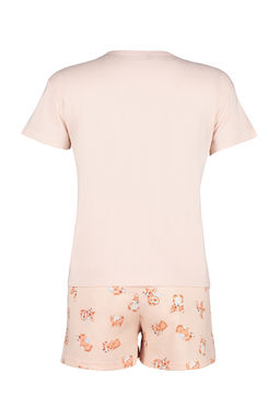 Mavi Hayvan Desenli Sortlu Orme Pijama Tak?m? THMSS24PT00198 - Trendyolmilla фото 8