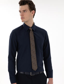 Lacivert Slim Fit Uzun Kollu Klasik Basic G_mlek - Pierre cardin фото 3