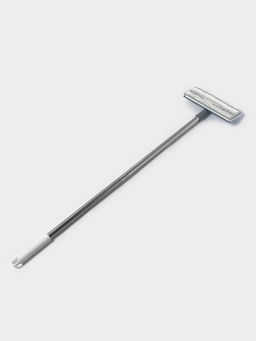 Швабра для стен и окон, со сгоном, стальная ручка, 2 насадки из микрофибры, 20885 см - Simaland фото 4