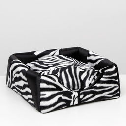 Дом-трансформер трапеция 43 х 43 х 34 см, расцветка зебра - Simaland фото 6