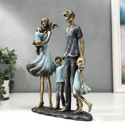 Фигурка полистоун «Большая семья», 26.5×7.5×21 см