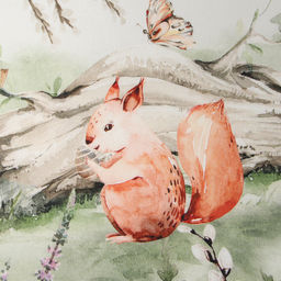 Скатерть Этель Лесная сказка, d=215 см, саржа, хлопок, 190г/м2  фото 12