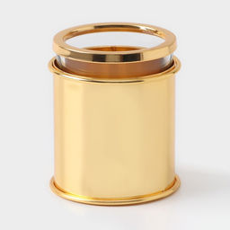 Набор ложек «Авалон. Перо», 5.5×5.5×7.5 см, 6 шт., на подставке, металл, золотистый