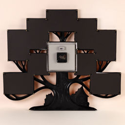 Фоторамка коллаж с часами Дерево 68x57 см / WK12B /уп 12/10 фото - Галеонтрейд фото 8