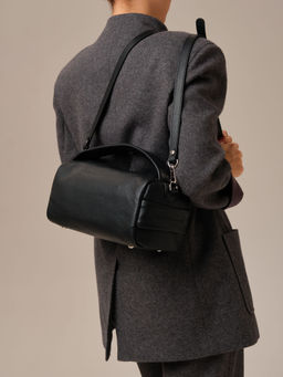 Кожаная сумка Solea DBR 31365 черный  фото 8