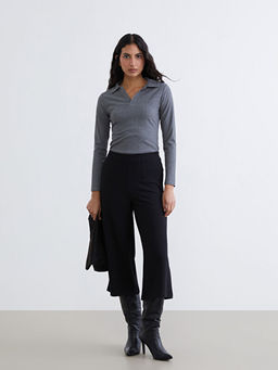 Beli Fermuarl? Geni? Pa?a Kad?n Pantolon