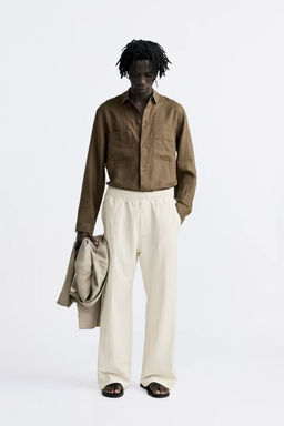 ASIMETRIK JACQUARD PANTOLON