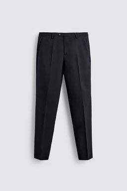100% WOOL SUIT TROUSERS - Zara фото 5