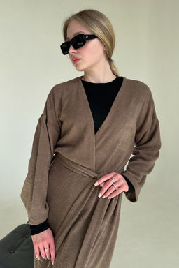 Кардиган WOOL044/04/Коричневый - M&G all natural фото 6