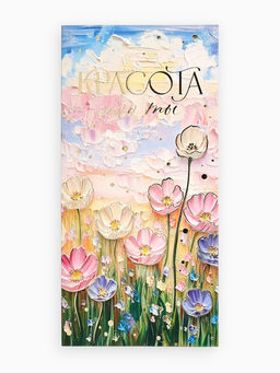 Цена за 10 шт. Конверт для денег Объёмные цветы, тиснение, 16.5?8 см