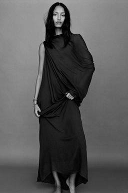 LIMITED EDITION MULTI-POSITION CAPE COMBINATION LONG DRESS - Zara фото 2
