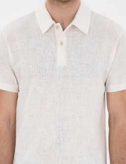 Ekru Slim Fit Polo Yaka Ti__rt - Pierre cardin фото 6