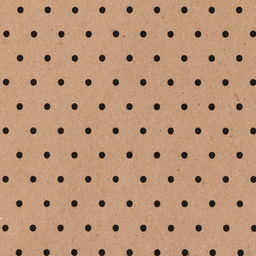 Бумага упаковочная крафт в рулоне «Горох черный», 0.5 х 8 м