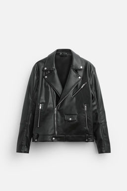 FAUX LEATHER BIKER JACKET - Zara фото 6