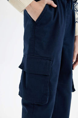 Габардиновые брюки-джоггеры для мальчиков - Defacto фото 5