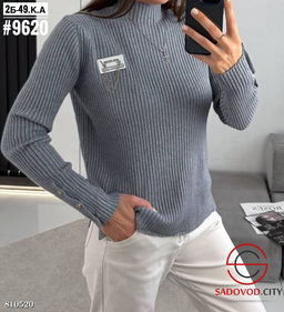 Свитер женский однотонный