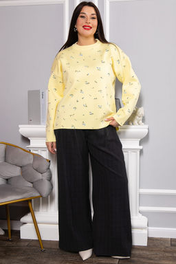 Свитер оверсайз Анита (лимонный) Б14758-1М