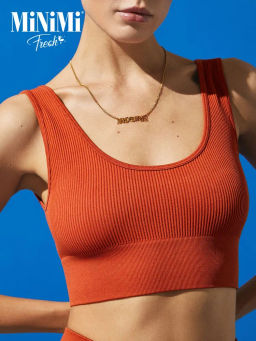 Mi 1141AS Fresh Майка "Кроп Топ" (кашкорсе), PA - terracotta
