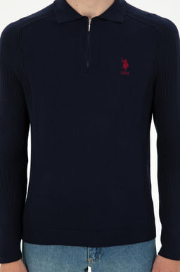 Мужской темно-синий свитер - U.s. polo assn фото 6