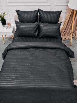 КПБ Микрофибра-Страйп - Серый Евро (нав.70х70)