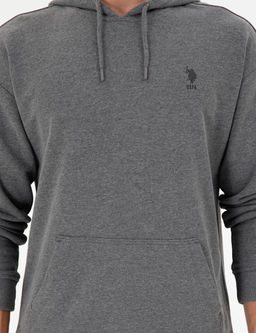 Мужской базовый свитшот антрацитовый меланж Неожиданная скидка в корзине - U.s. polo assn фото 6