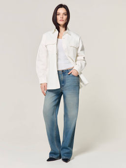 CONTE CON-924 Ветровка джинсовая женская off white
