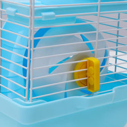 Клетка для грызунов укомплектованная, 23 х 19 х 28 см, голубая - Пижон фото 8